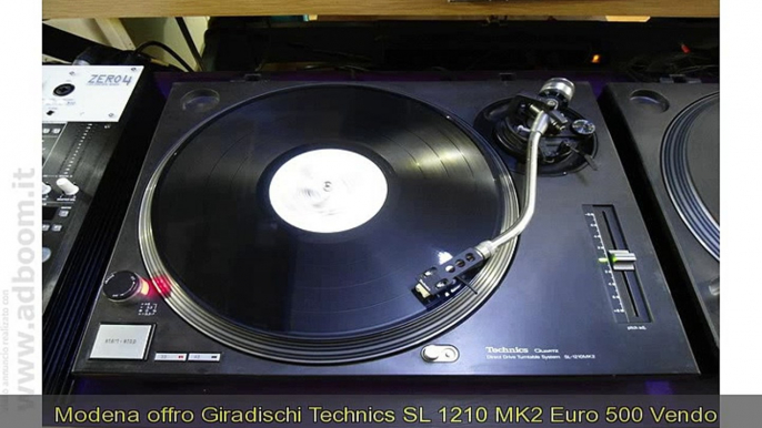 MODENA,    GIRADISCHI TECHNICS SL 1210 MK2 EURO 500