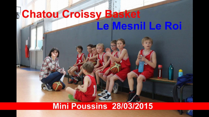 Mini Poussins - Chatou Croissy Basket contre Le Mesnil Le Roi