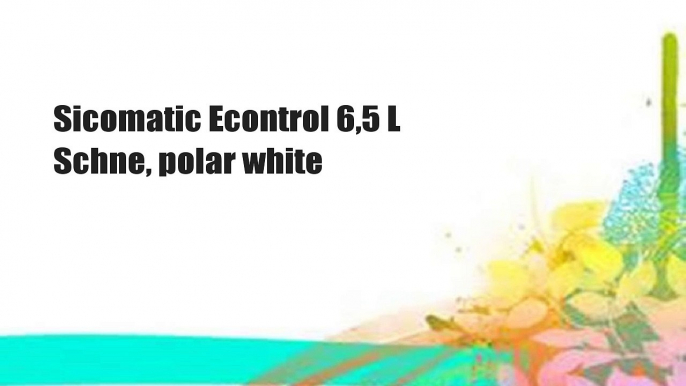 Sicomatic Econtrol 6,5 L Schne, polar white