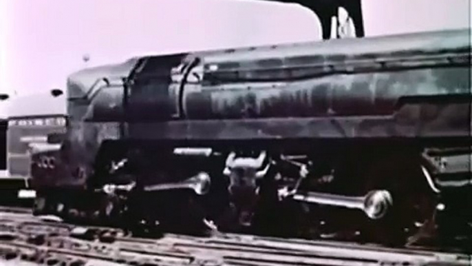 "T1" 4-4-4-4 Duplex Steam Locomotives - 1940's Pennsylvania Railroad Steam Trains - Ella73TV