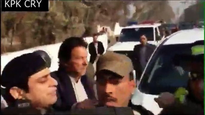 Parents of Army Public School Martyrs welcoming Imran Khan & Company