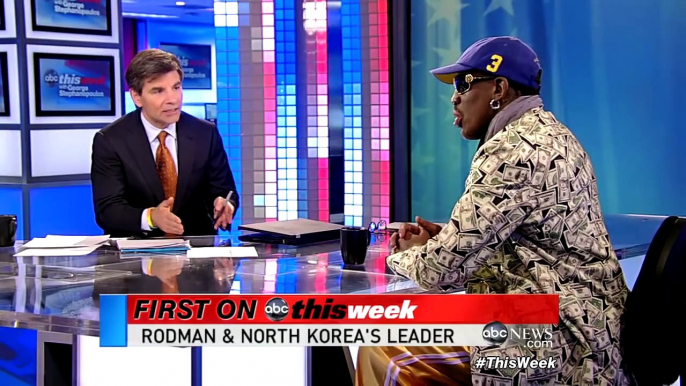 Dennis Rodman  This Week  Interview  NBA Basketball Star Discusses Kim Jong Un, North Korea Visit