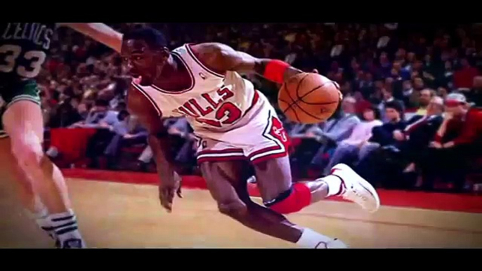 MICHAEL JORDAN- Greatest Moments in Cool Visual Parallax Effects Video Chicago Bulls NBA