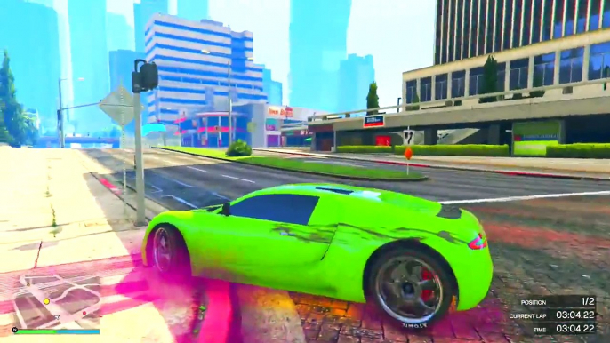 GTA 5: DOUBLE SPIRALS STUNTING (Grand Theft Auto 5 Video) W/ GTA 5 Funny Moments in (GTA 5