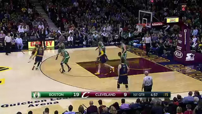 Timofey Mozgov Alley-oop Dunk _ Celtics vs Cavaliers _ April 10, 2015 _ NBA Season 2014_15