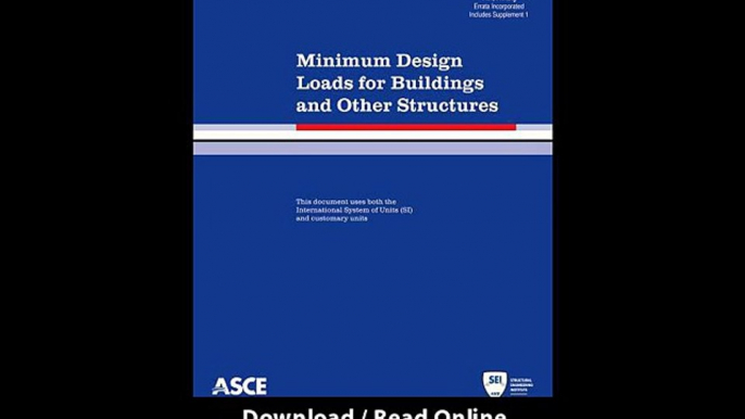 Download Minimum Design Loads for Buildings and Other Structures rd Printing By