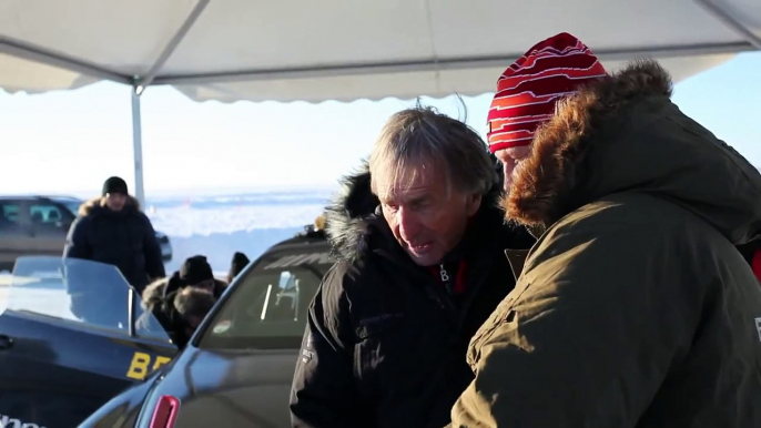 Bentley Continental Supersports shatters world speed record on sheet ice - 205.48 mph / 330.695 km/h