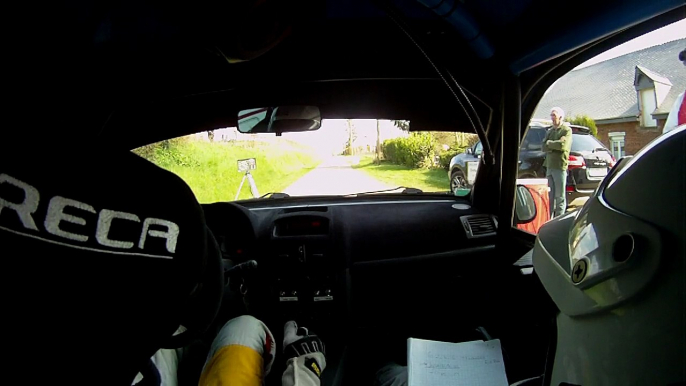 ES 6 Thenailles - Rallye de Vervins 2015 - Pierre Alexandre et Margaux Perrin - Clio Ragnotti FN3 - 8ème temps scratch
