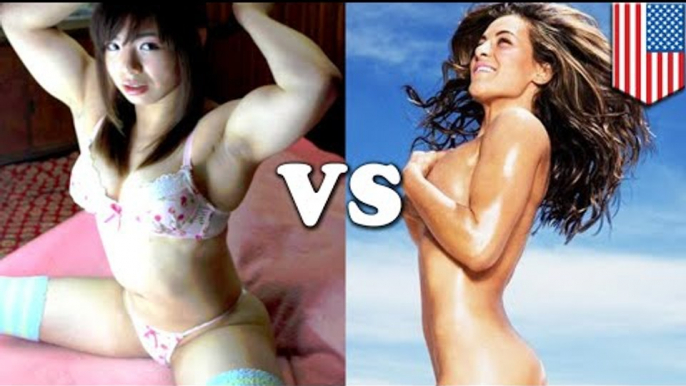 Luchadoras Rin Nakai y Miesha Tate le ponen un toque sexy a las luchas de artes marciales mixtas