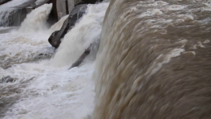 Waterfall Neelum valley Kutton 11 April 2015 6:27 pm at evening.