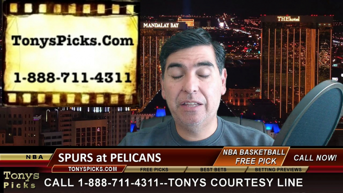 New Orleans Pelicans vs. San Antonio Spurs Free Pick Prediction NBA Pro Basketball Odds Preview 4-15-2015