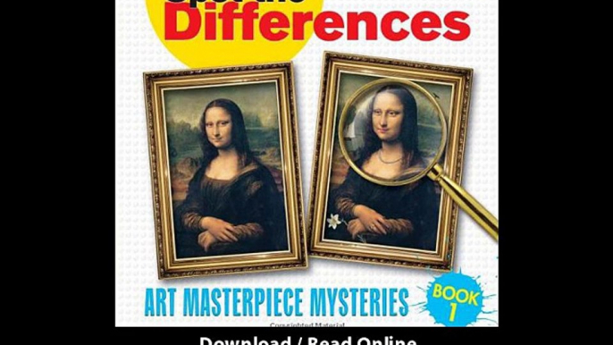 Download Spot the Differences Book Art Masterpiece Mysteries Dover Childrens Ac