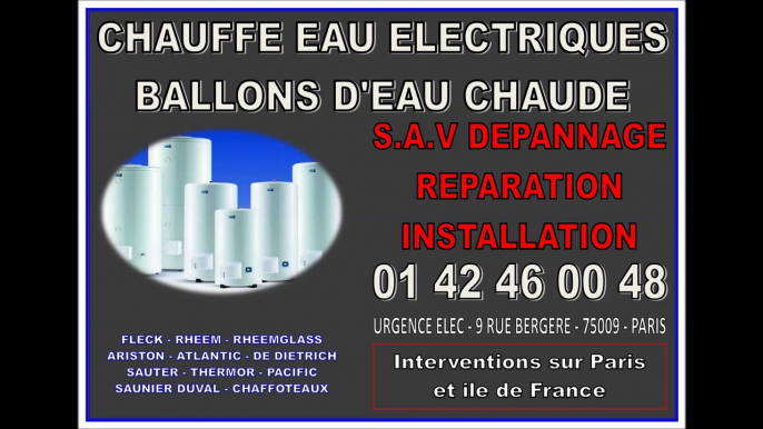 DE DIETRICH SAV CHAUFFE EAU ELECTRIQUES PARIS - DEPANNAGE