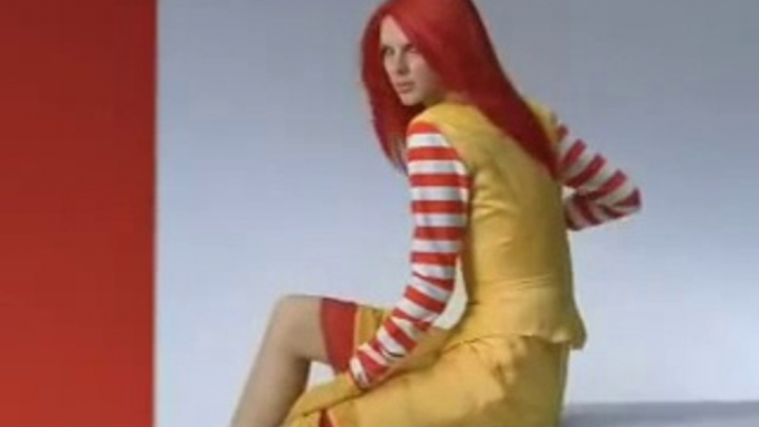 Taylor Swift's evil twin in Japanese McDonalds Ad