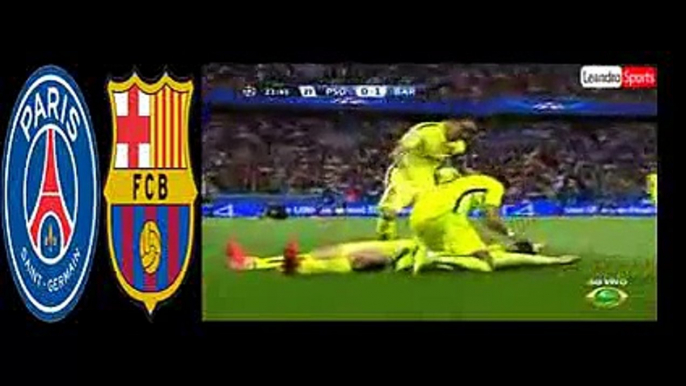 Gols, PSG 1 x 3 Barcelona - Liga dos Campeões 15-04-2015