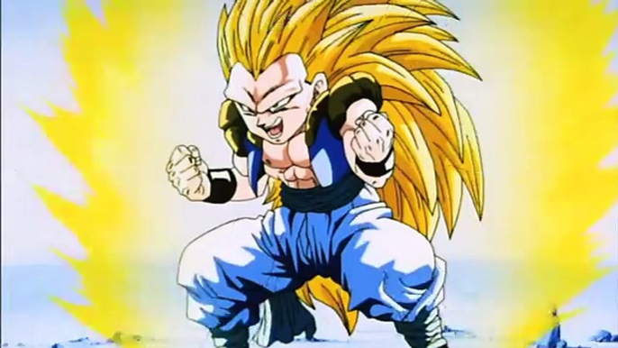 DBZ - Gotenks turns Super Saiyan 3 for the First Time (HD)