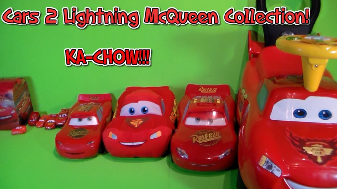 Lightning McQueen Toy Collection! 10 different toys From Disney Pixar Cars and Cars 2!