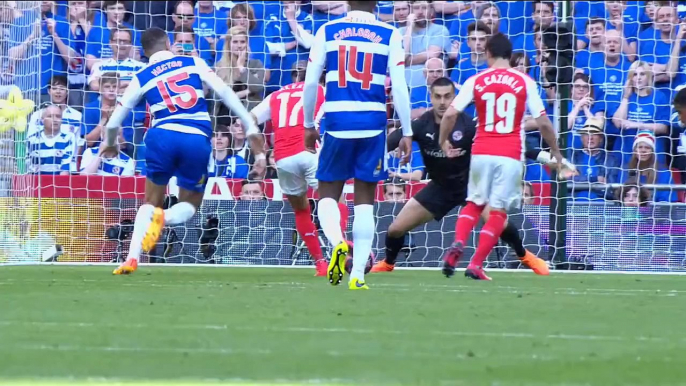 Highlights  Alexis Sanchez brace helps Arsenal beat Reading 2 1 at Wembley to reach FA Cup final