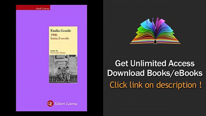 Scarica 1900 Inizia il secolo (Economica Laterza) PDF