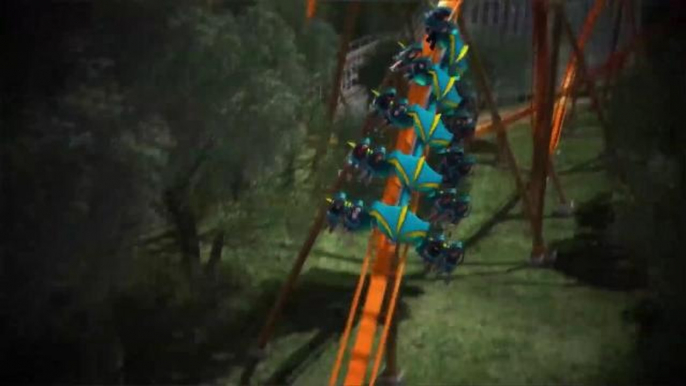 Take a ride on 'Thunderbird,' the world's first launched wing roller coaster