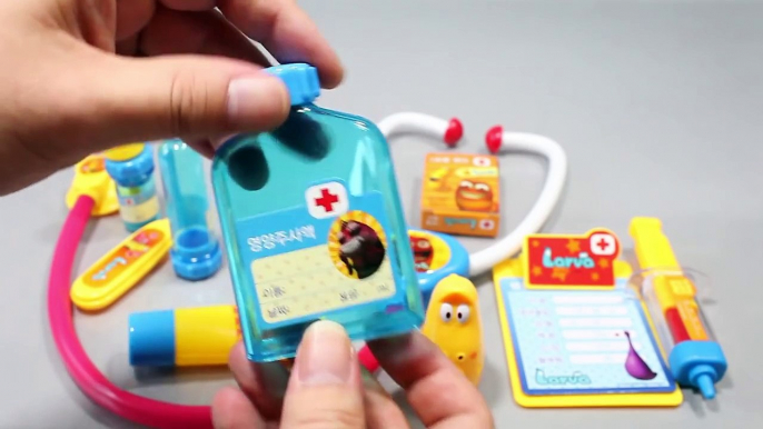 라바 병원놀이 의사놀이 장난감 세트 주사 larva Doctor Kit Play Toys larva Игрушки おもちゃ