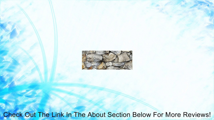 Silver Medley Rock / HD Stone Aquarium Background 21" x 48" / 55 Gallon / Rocky Fish Tank Background Review