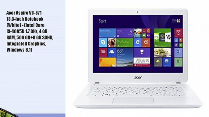 Acer Aspire V3-371 13.3-Inch Notebook (White) - (Intel