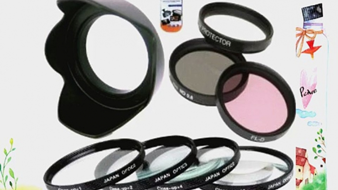 52mm Multi-Coated 7 Piece Filter Set Includes 3 PC Filter Kit (UV-CPL-FLD-) And 4 PC Close