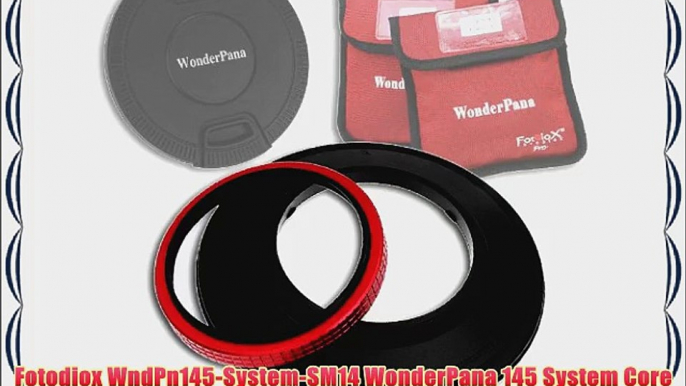 Fotodiox WndPn145-System-SM14 WonderPana 145 System Core and Lens Cap 145 mm Filter Holder