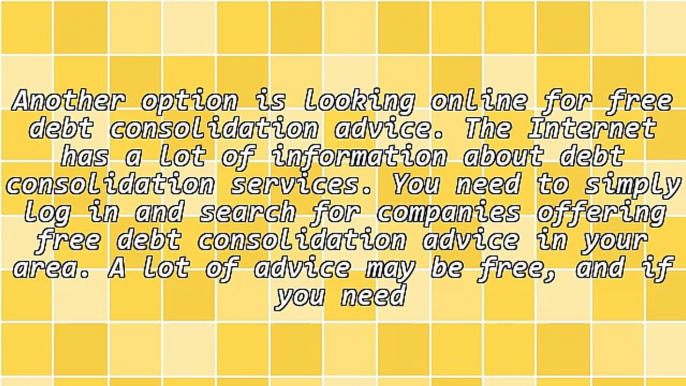 Debt Help For You - Free Debt Consolidation Advice