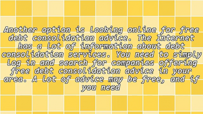 Debt Help For You - Free Debt Consolidation Advice