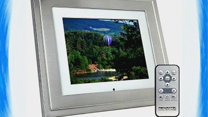 Pandigital PANR802M 8-Inch LCD Digital Picture Frame Stylish Metal Frame (Factory Refurbished)