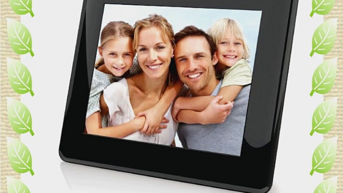 Coby DP843 8-Inch Digital Picture Frame (Black)