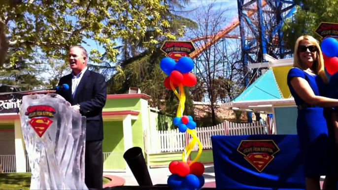 Superman Escape From Krypton Roller Coaster REAL POV Six Flags Magic Mountain