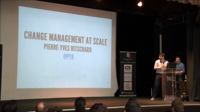 devopsdays Paris 2015 - Pierre-Yves Ritschard: Change management at scale, responsible agile delivery