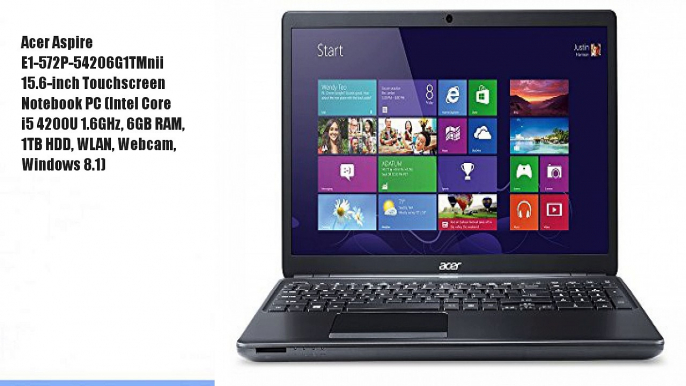 Acer Aspire E1-572P-54206G1TMnii 15.6-inch Touchscreen