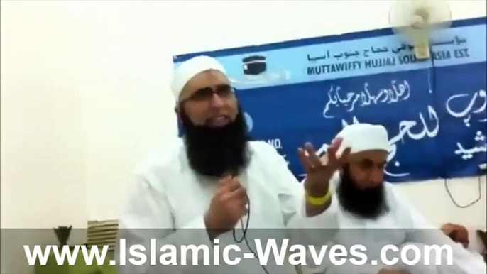 Junaid Jamshed Mera Dil Badal De Infornt Of Maulana Tariq Jameel On Hajj 2014