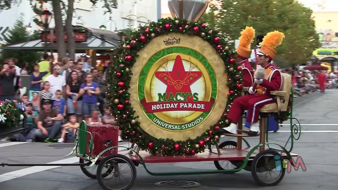 FULL Macy's Holiday Parade 2013 debut at Universal Studios Orlando Holidays event