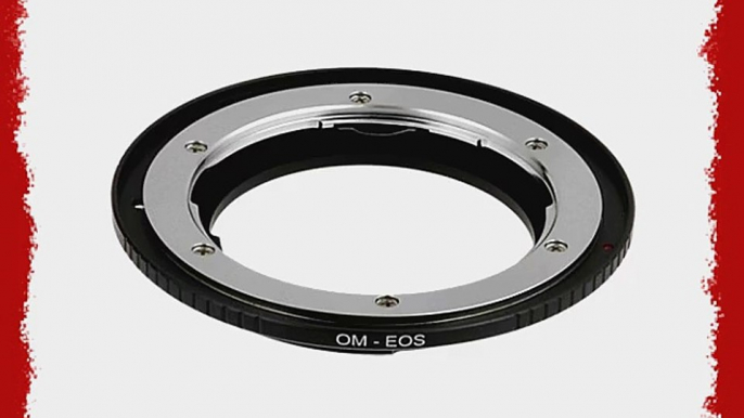 Fotodiox Pro Lens Mount Adapter Olympus OM Lens to Canon EOS Camera for Canon EOS 1D 1DS Mark