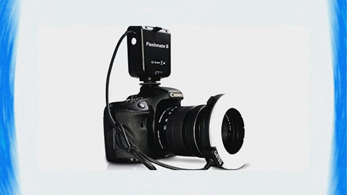 GiSTEQ N-101C-95 Flashmate II LED Macro Ring Flash (Black) steady Lighting Solution with CRI