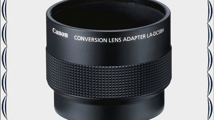 Canon LA-DC58H Conversion Lens Adapter for Canon G7 and G9 Digital Cameras