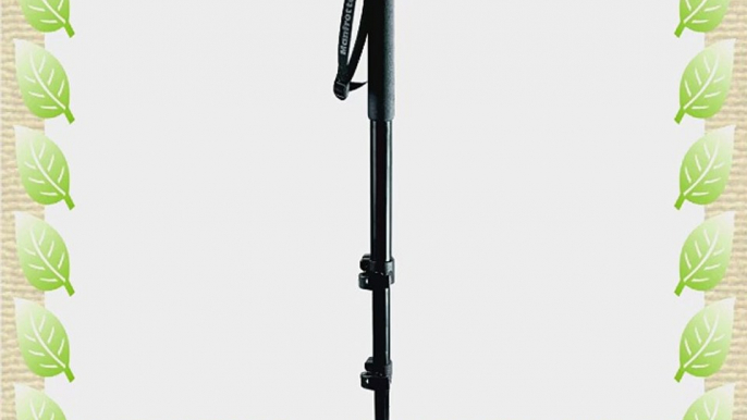 Manfrotto 557B Video Monopod w/ 3273 Sliding Rapid-Connect Plate System