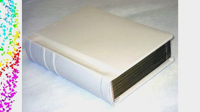 Professional 5x7 Ivory Slip-In Wedding/Parent Photo Album holds 40 Photos