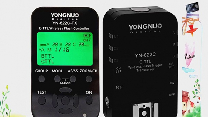 Eboxdeal Yongnuo 1pc YN-622C-TX   1pc YN-622C E-TTL Wireless Flash Controller Flash Trigger