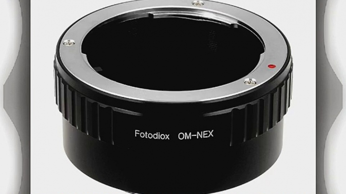 Fotodiox Lens Mount Adapter Olympus OM Zuiko Lens to Sony Alpha NEX E-mount Camera