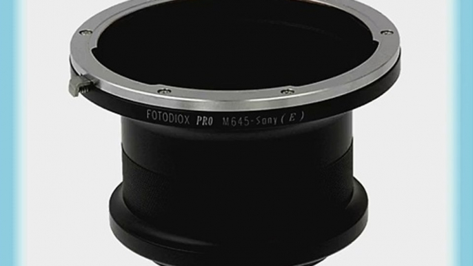 Fotodiox Pro Lens Mount Adapter Mamiya 645 Mount Lens - Sony NEX Camera Camcorder Adapter fits