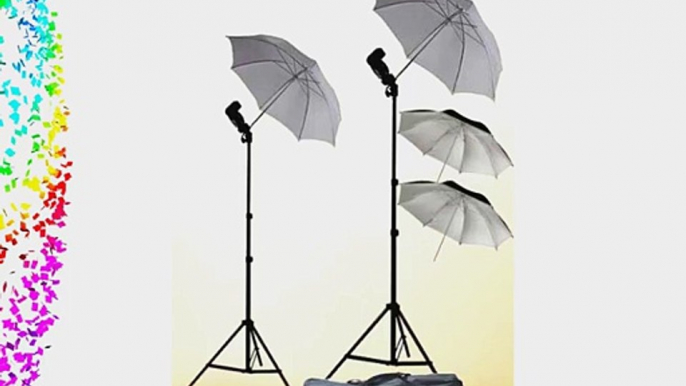 ePhoto 2 x off Camera flash Photography Umbrella Flash Shoe Mount Swivel Flash Adapter