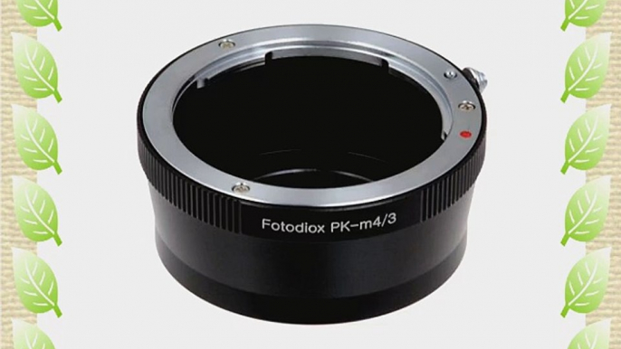 Fotodiox Lens Mount Adapter Pentax K (PK) to Micro 4/3 Olympus PEN and Panasonic Lumix Cameras