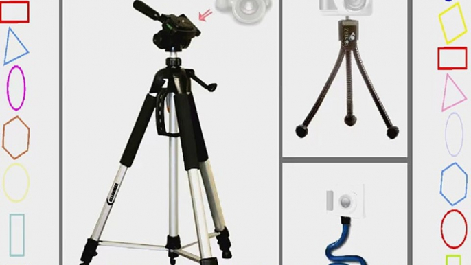 Strong Pro Tripod Plus Flexible Monopod and Mini Tripod for Panasonic Lumix Dmc-fp1 and Lumix