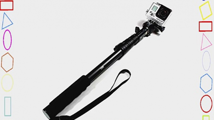 Telescoping Extension Pole w/ Tripod Mount for GoPro Hero Cameras 18-53 - by Techno Accessory